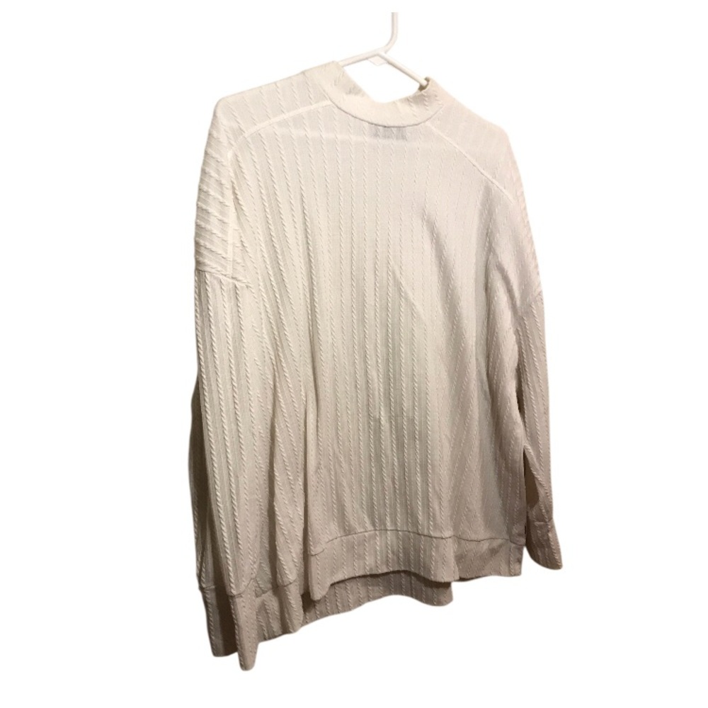 Lane Bryant Long Sleeve White Top Size 18/20